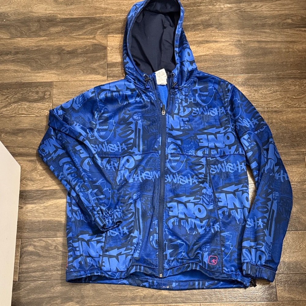 And1 Blue and Black Hoodie